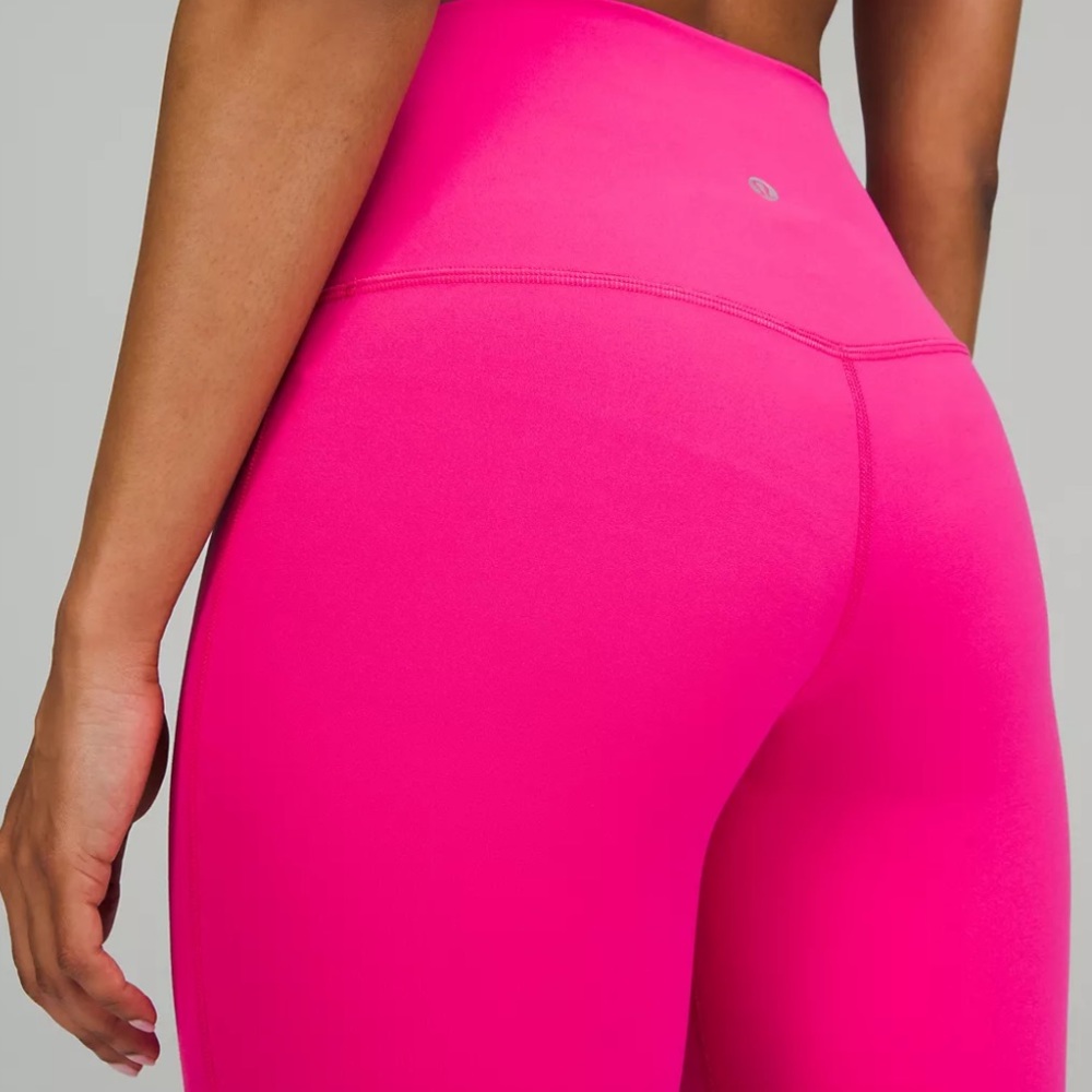25” size 12 sonic pink Lululemon leggings New without tags